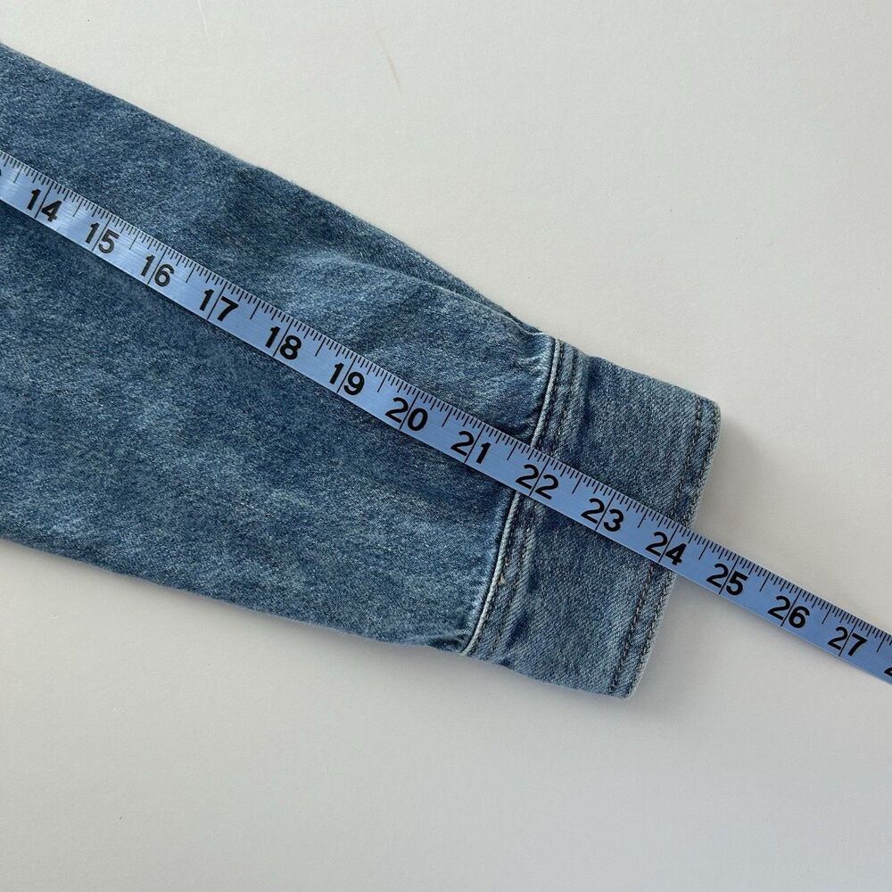 Classic Blue Denim Jacket - Women's Button-Front Jacket - Picture 9 of 11